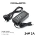 DC 24V 2A US/EU/UK/AU Plug Charger Universal AC100-240V To DC 24V 2A Power Supply Adapter Converter Module Stable High Power_voghion.com