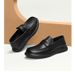 Suitable For All Seasons 2024 Genuine Leather New Comfortable Casual Breathable Sole Soft Surface Versatile Loafers Men's Shoes_voghion.com
