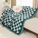 Checkered Sofa Cover - Full Protection, Cat Scratch Proof, Stain Resistant, Stylish & Durable_voghion.com