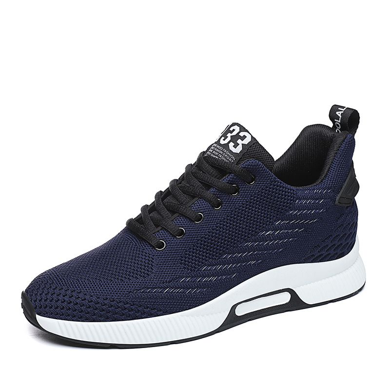 Nei bannenzeg Erhéijung Häreschong 6cm Häresport Fräizäit Erhéijung 8cm atmungsaktiv Mesh Schong 46 Code grouss Code_voghion.com