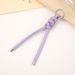 New PU Leather Rope Keychain Pendant DIY Handmade Woven Triangle Key Ring Hanging Decoration Versatile Bag Accessories_voghion.com