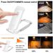 Leselampe mit direktem USB-Ladevorgang, verstellbare, tragbare Lesezeichenlampe zum Anklipsen_voghion.com