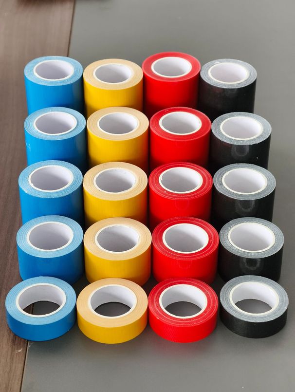 Multicolor Cloth Duct Tape For Carpet Seaming, Floor Marking, Wedding & Events - Waterproof, Writable, Strong Adhesion_voghion.com