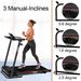 FYC Folding Treadmill for Home - Slim Compact Running Machine Portable Electric Treadmill Foldable Treadmill Workout Exercise for Small Apartment Home_voghion.com