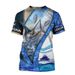 Men's Clothing New Men's T Shirt Short Sleeve Tops Summer Clothing Fishing Pattern Shirt Men's Dress Streetwear O_voghion.com