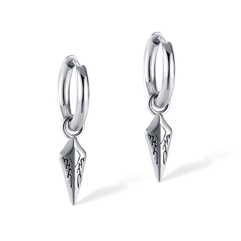 Men's Jewelry Personality Hip Hop Earrings Earrings Stainless Steel Darts Design Earrings Accessories_voghion.com