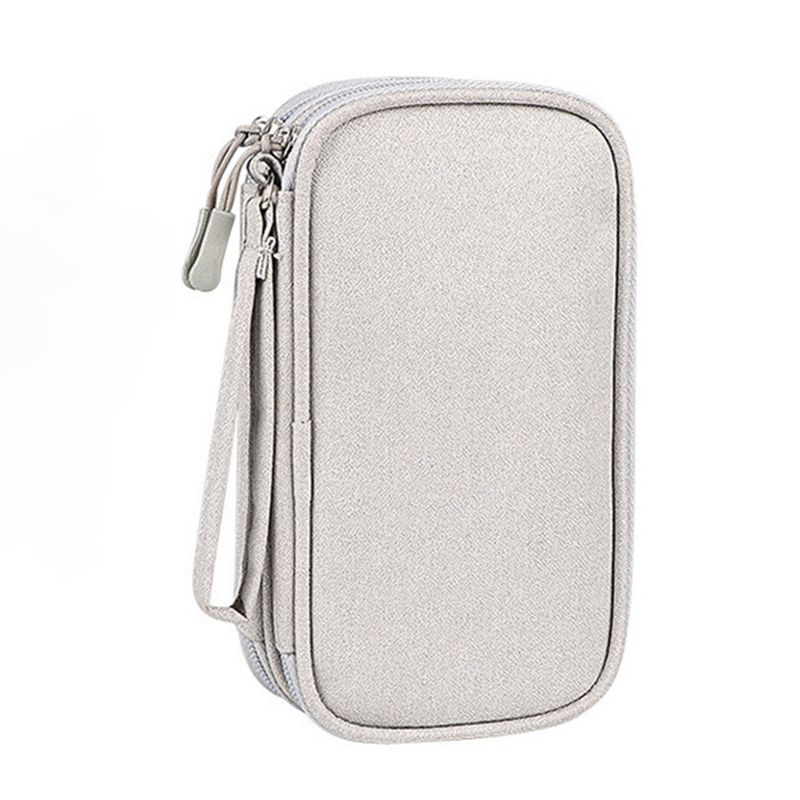 Kjiuyou Sac de rangement numérique avec lanière Stockage séparé Câble de données USB Cordon Organisateur Pochette Utilisation quotidienne_voghion.com