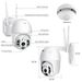 V380 Surveillance HD Night Vision Network Wireless WiFi Mobile Remote Dome Camera Outdoor_voghion.com