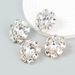 Populære eksplosive ild damesmykker nye rhinsten overdrevne vanddråbe øreclips enkle øreringe_voghion.com