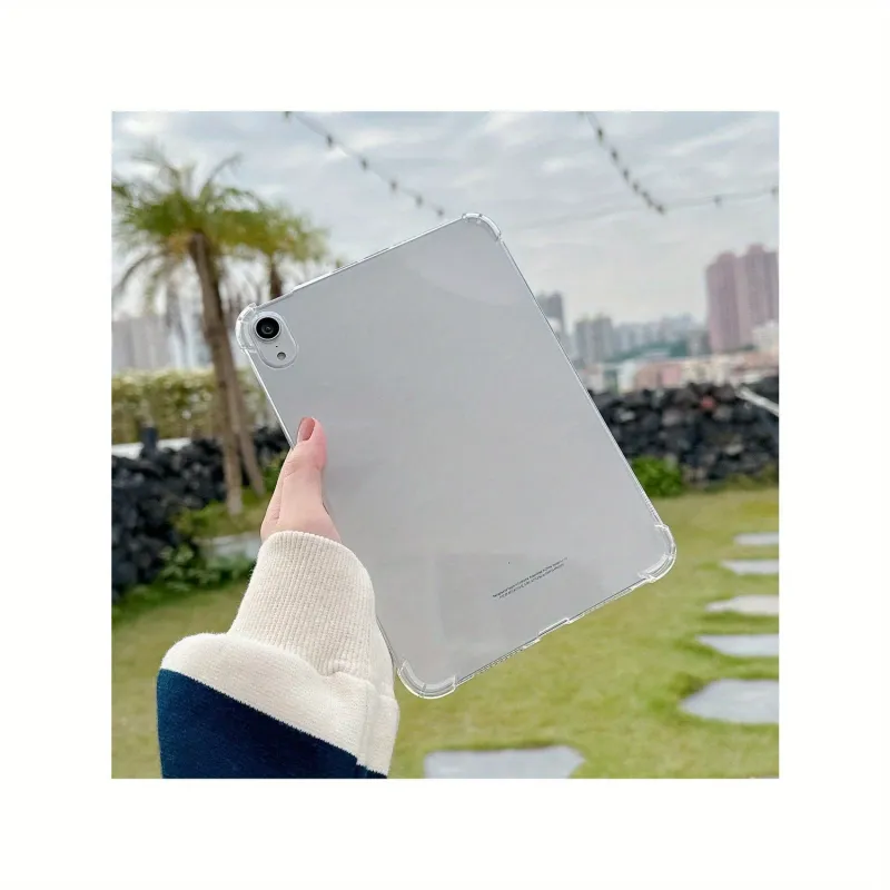 Transparent Tablet Protective Case with Anti-fall Four Corner, Compatible with Ipad and Samsung 1pcs_voghion.com