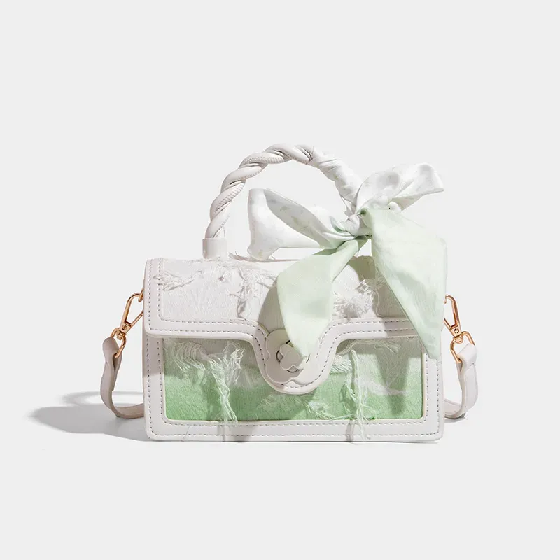 Livraison gratuite Été 2025 Nouvelle collection de sacs à main polyvalents et tendance, sacs de créateurs, luxe de niche, bandoulière en dentelle raffinée_voghion.com