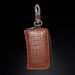 Neue Herren Krokodil Muster Auto Stilvolle Business Zipper Keychain Taille Hängen Schlüssel Fall_voghion.com