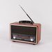 High Quality Wooden Retro Portable Radio Music Player AM/FM/SW Multi-function Bluetooth Speaker Subwoofer Card Audio Caixadesom_voghion.com