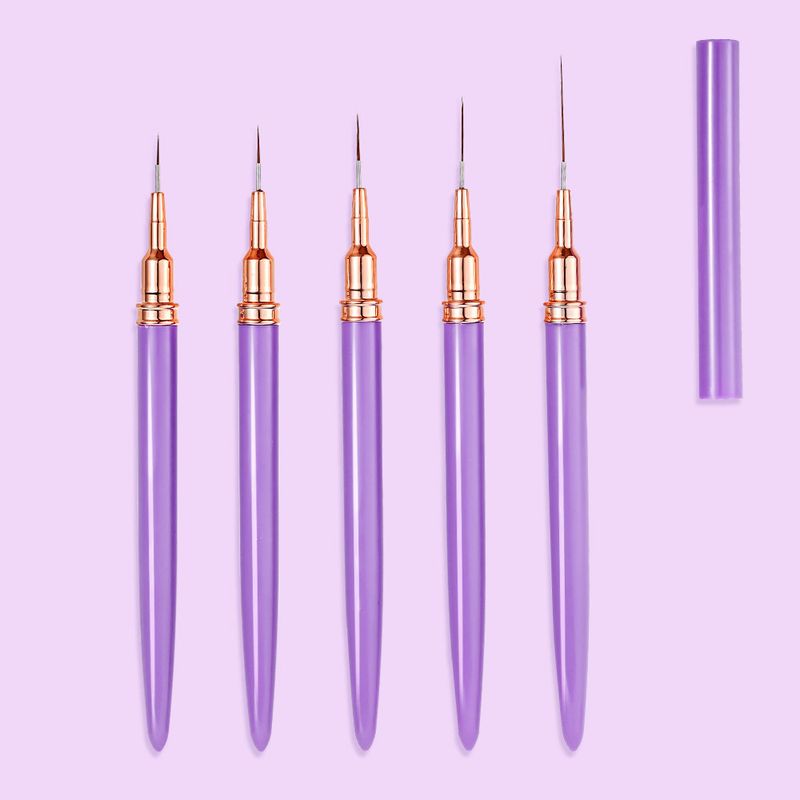 Beauty Health Ultra Fine Japanese Style Nail Art Drawing Pen Ultra Fine Line Drawing Flower Carving Brushed Nail Art Metal Needle Drawing Pen_voghion.com