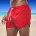 Unbeatable Quality New Summer Beach For Men's Comfortable Breathable Solid Color Running, Leisure And Sports Tripartite Pants_voghion.com