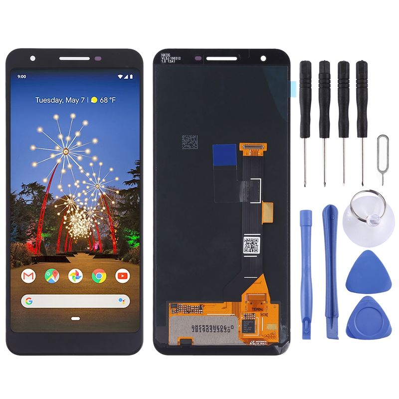 OEM LCD Screen for Google Pixel 3a with Digitizer Full Assembly (Black)_voghion.com
