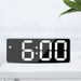RYYD Digital Mirror Clock - Personalized Alarm|Large LED Display|EU Plug_voghion.com