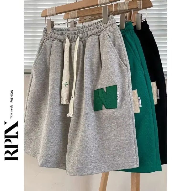 Men's Clothing Casual Shorts Men's Summer Trendy Pants Loose Mid Length Pants Basketball Sports Five Point_voghion.com