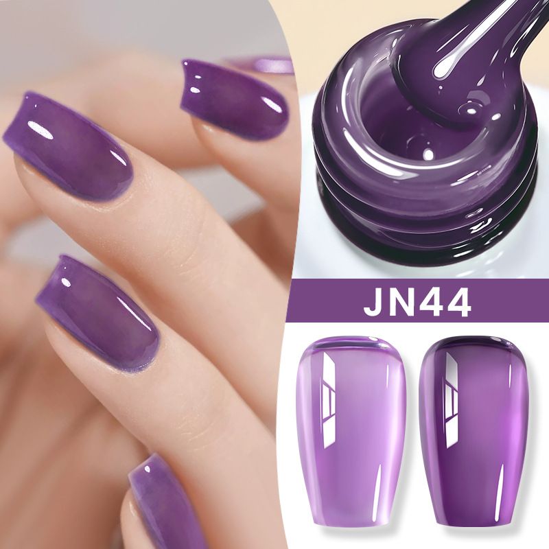 Nagelkleber Ice Transparent Nude Nagellack-Set Neuer Jelly Transparent Color Phototherapie-Kleber für Nagelstudios_voghion.com