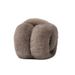 Women's Winter Fleece Ear Muffs - Soft Rabbit Fur, Windproof & Foldable For Outdoor Activities_voghion.com
