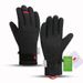 Uisex Ski For Me Ad Wome Atibacterial 3M Sherry Cotto Cycg Widproof Waterproof Bag Warm Witer Gloves Touch_voghion.com