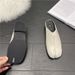 2025 Same British Style Split Toe Leather Shoes Women's Closed-Toe Pig Hoof Slip-On Chunky Heel Mules_voghion.com