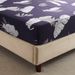 Feather Bohemian Mattress Cover Polyester Skin Friendly Bed Fitted Sheet Mattress Protector Fitted Sheet_voghion.com