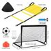 Kids Soccer Training Set - Portable Foldable Goal With Football Net For Indoor & Outdoor Play (Includes Ball & Pump)_voghion.com