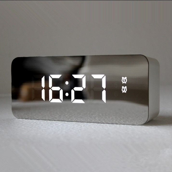 RYYD Projection Alarm - Temperature Sensing｜Large Mirror Display Clock_voghion.com