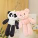 Bolsa colgante de rana de peluche de juguete panda gigante llavero colgante decoración muñeca máquina de agarre actividad pequeño regalo_voghion.com