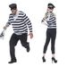 Ny Halloween vuxen parrollspelande tjuv cosplay-kostym, sminkbollskostym_voghion.com