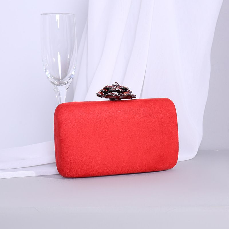 Damen Abendtaschen Handtasche Hand Tasche Damen Bankett Strass Metall Blume Dinner Bag Abendtasche Kleid Mit Frauen_voghion.com