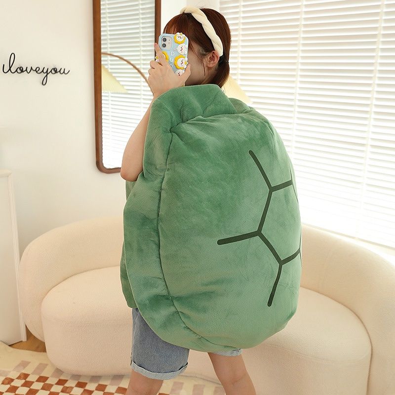 Toy Plush Shell Turtle Pillow Soft And Cozy Sleeping Companion All Ages For_voghion.com