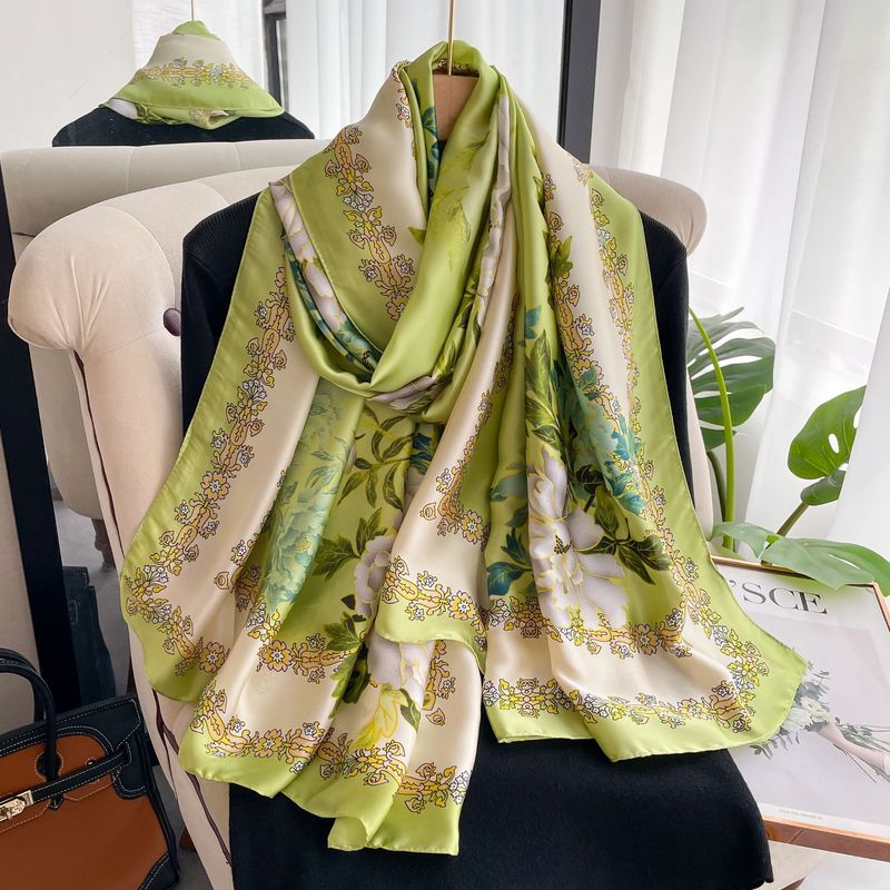Pañuelo para la cabeza para mujer nuevo, estampado de seda de imitación 180, pañuelo grande, chal grande, pañuelo de moda multifuncional_voghion.com