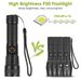 Tactical LED Flashlight Zoomable Rechargeable Search Light Torch_voghion.com