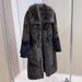 Luxury Long Winter Coat With Eco-Friendly Faux Fur & Leopard Print – Elegant & Versatile Women's Outerwear For Cold Weather_voghion.com