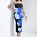 Spring New Women's Fashion Elegant Bodycon Off-Shoulder Printed Dress_voghion.com