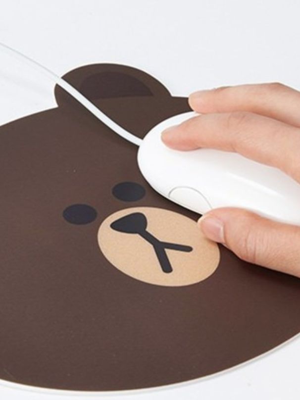 Unschlagbare Qualität Großer Verkaufspreis Südkorea Cartoon Niedlicher Braunbär Qiu Ke Sally Rutschfestes Mauspad fürs Notebook und Büro_voghion.com