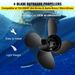 VEVOR Outboard Propeller, Replace For OEM 48-8M0084495, 4 Blades 14\" X 19\" Aluminium Boat Propeller, Compatible With 135-300HP 2-Stroke & 4-Stroke Outboards, Alpha&Bravo I Stern-Drives, RH_voghion.com