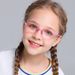 2234 New TR90 Colored Flat Light Non degree Children's Primary School Glasses Frame Cross Mirror Style_voghion.com