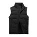Lightweight Quilted Down Vest - White Duck Feather Puffer Sleeveless Jacket With Zip Front, Multiple Pockets, All-Season Layering Piece_voghion.com