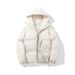 Men's Winter Hooded Puffer Jacket - Oversized Streetwear Coat, Lightweight Polyester Fill, Trendy Unisex Design (M-4XL, 8 Colors)_voghion.com