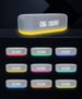 6 v 1 brezžično polnjenje ure z zaslonom RGB nočna lučka 15W hitro polnjenje digitalni alarm zvok Bluetooth zvočnik_voghion.com