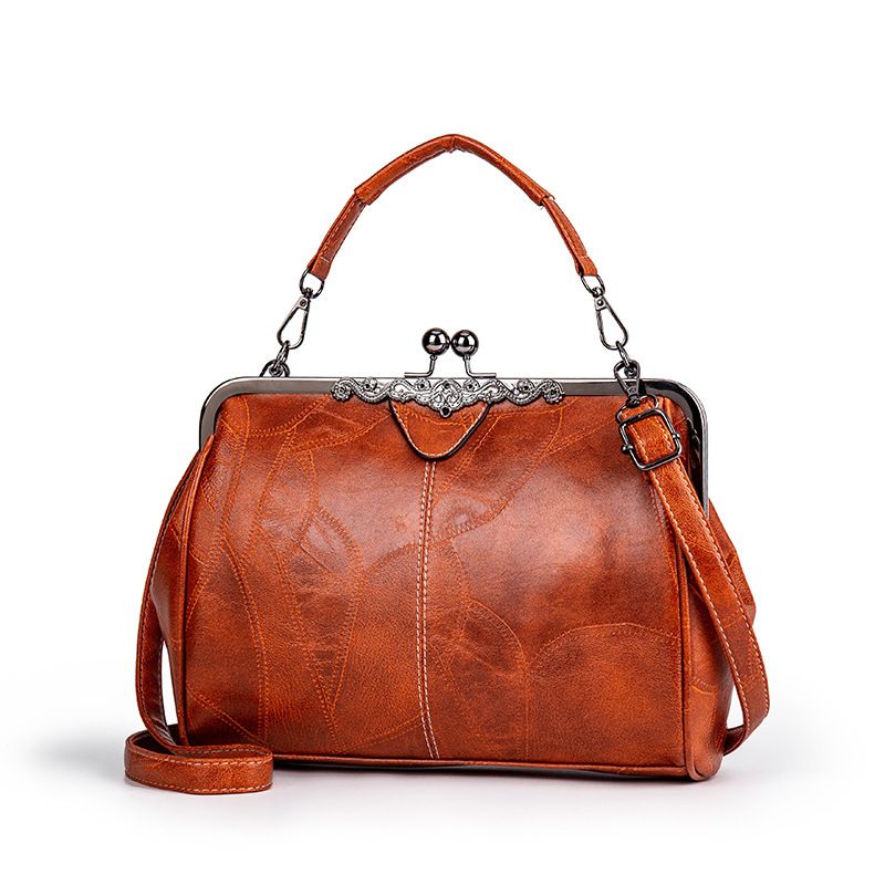 Commercio all'ingrosso di borse retrò moda donna borsa con clip spagnola borsa a tracolla a spalla singola_voghion.com
