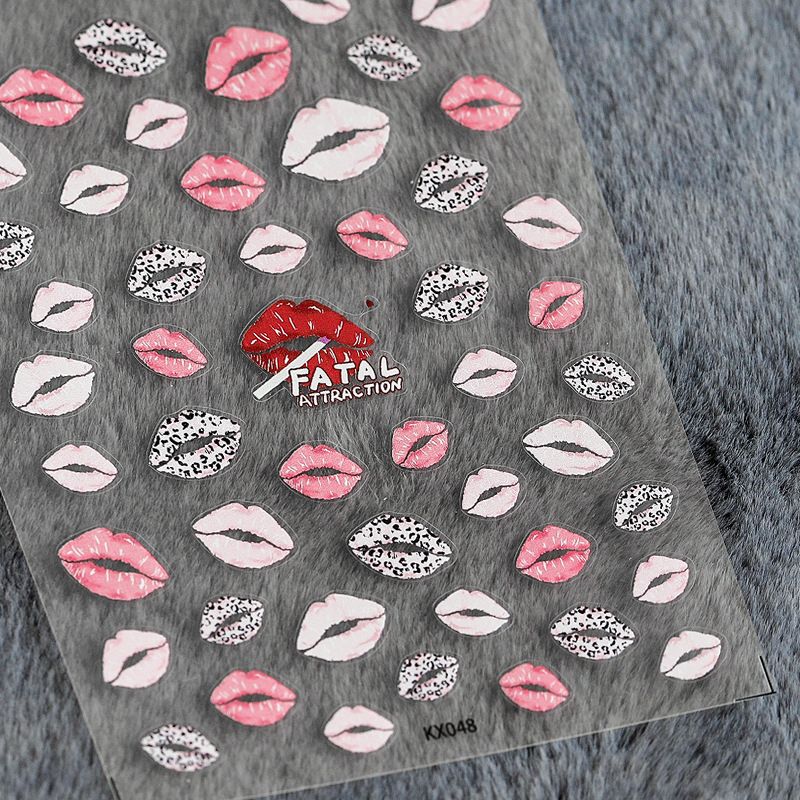 5D Gel Nail Stickers with Design Premium Quality Smooth Finish for Stylish Nail Art_voghion.com
