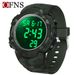 Sport Digital Watch With 50m Waterproof, LED Backlight, Alarm, Stopwatch, Military Camouflage Design For Outdoor Swimming And Daily Wear_voghion.com