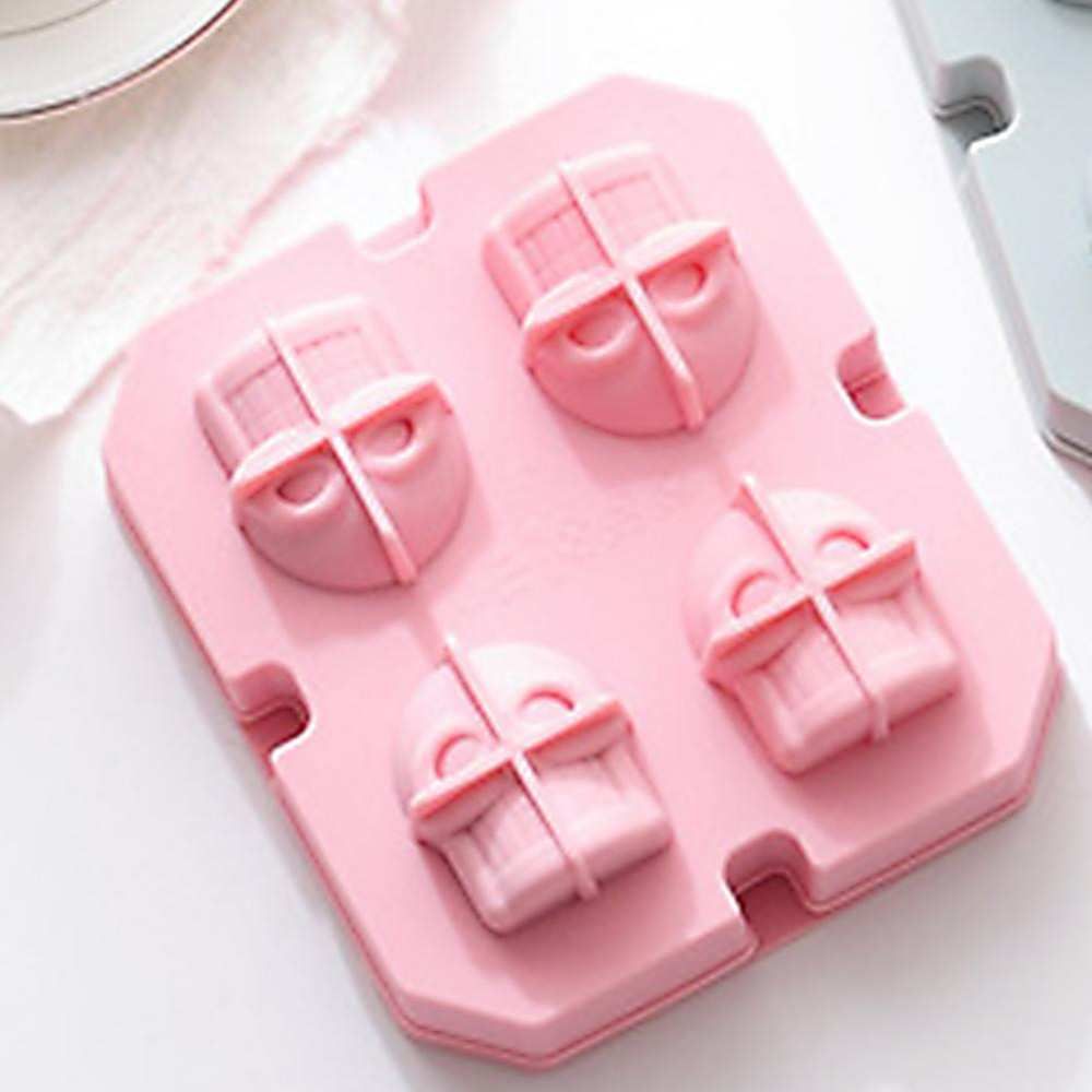 Stampo per cubetti di ghiaccio ecologico a forma di teschio, in silicone 3D, per utensili da cucina e bar di casa_voghion.com