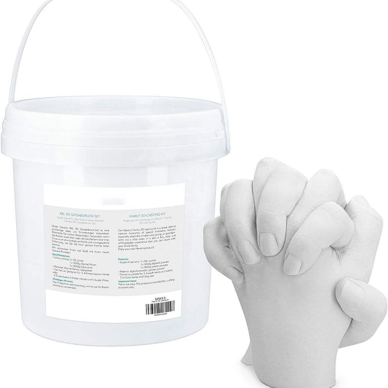 Home Furniture Couple hand model plaster powder Valentine's Day gift dedicated hand model_voghion.com
