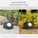 Lampe de simulation en pierre à 4 LED Éclairage décoratif de pelouse de jardin extérieur Lampe de jardin solaire étanche, lampe d'extérieur solaire_voghion.com