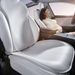 OULEX Autokissen Für Tesla Model 3/Model Y 2019-2025 Sitzbezug Aus Eisseide, Atmungsaktiver Sitz, Autoinnenausstattung_voghion.com